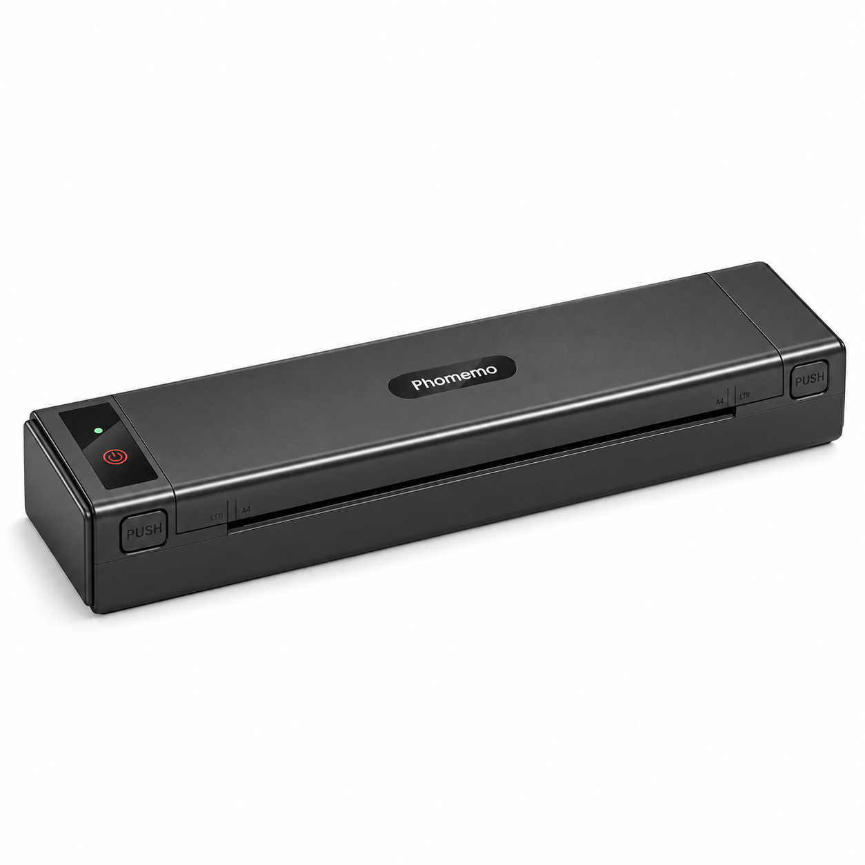 Imprimanta termica portabila Phomemo A284, A4/Letter, Bluetooth si USB, 203 DPI, fara cerneala, compatibila Android, iOS, Windows, macOS, negru
